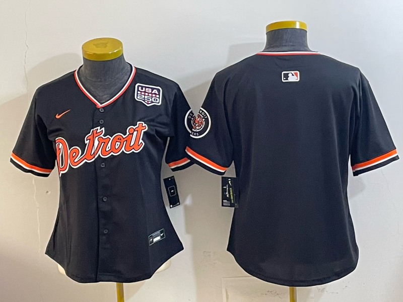 Youth Detroit Tigers blank black Nike 2026 MLB Jersey 0414006